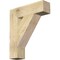 Ekena Millwork Traditional Block Rough Sawn Bracket, Douglas Fir, 6"W x 24"D x 28"H BKT06X24X28TRA05RDF - alternate 1